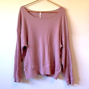 Forever 21 Jolie Off the Shoulder Ribbed Sweater